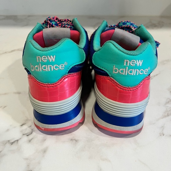 Girls New Balance 574 Candy Kids Shoe size 6.5 - Picture 5 of 9